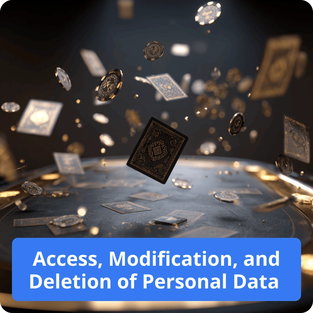 Access, Modification, and Deletion of Personal Data